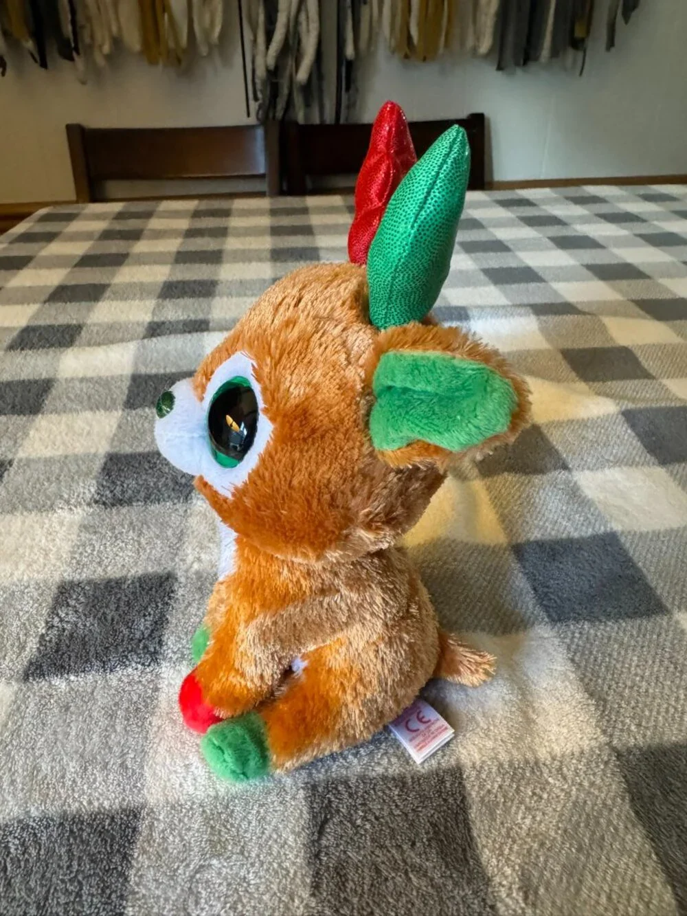 Ty Beanie Boos Tinseltoes the Christmas Reindeer 7